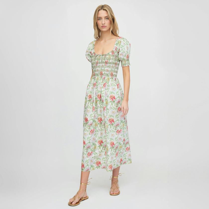 The Madeline Nap Dress - Peony Chintz