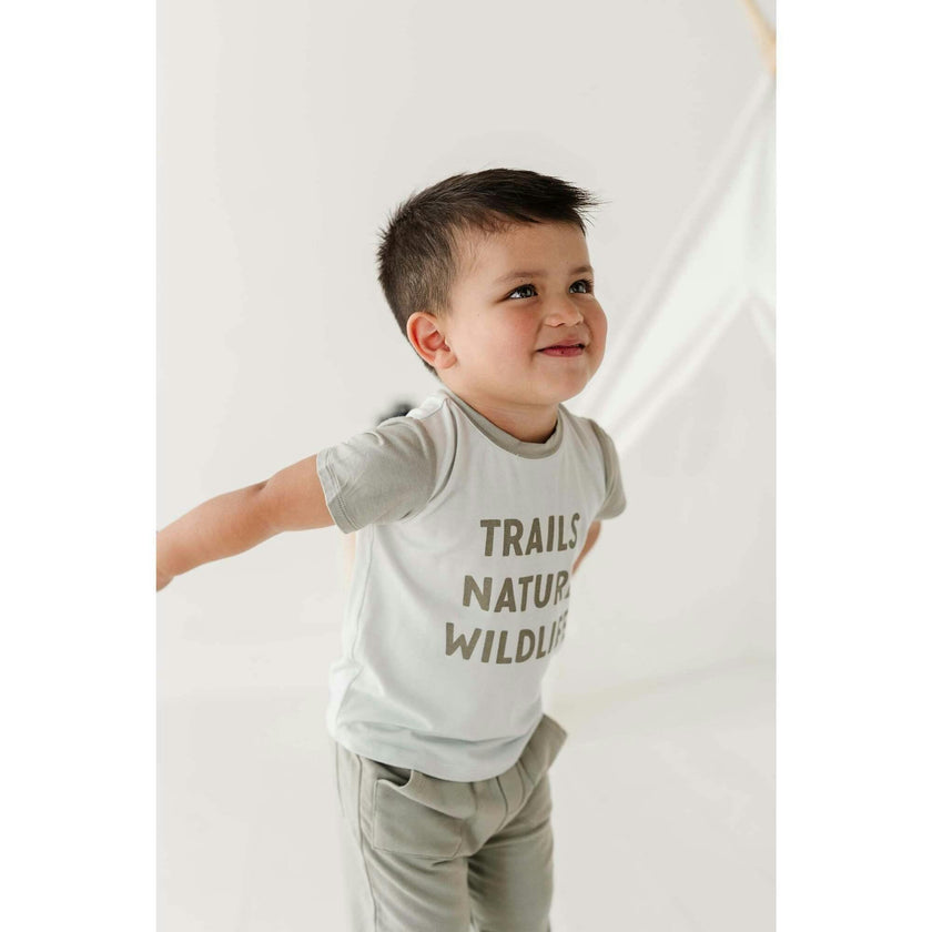 Colorblock Tee Trails Nature Wildlife