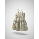 Hikari Pintuck Dress| Mustard Sage Blossom
