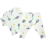Tennis Print Two Piece Set