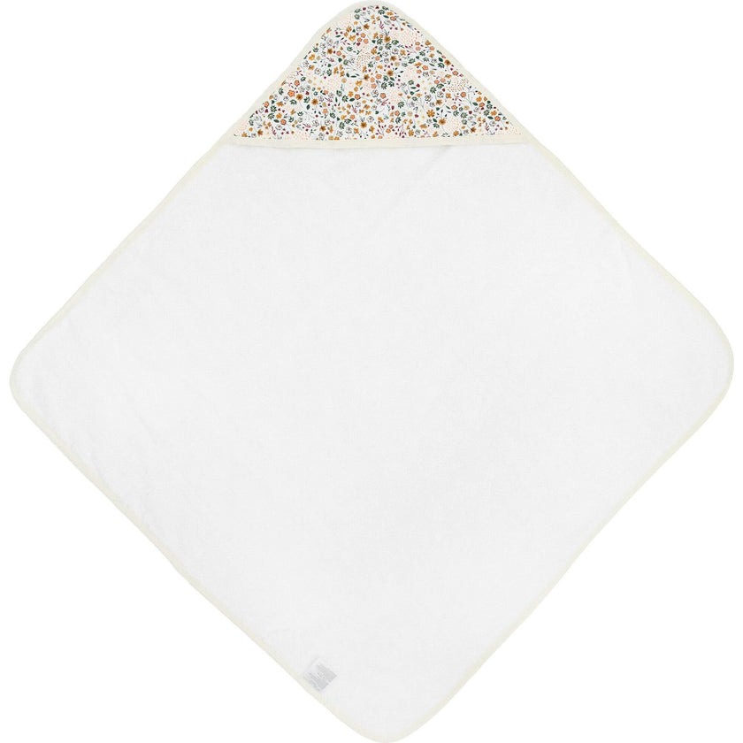 Infant Hooded Towel - Pressed Petals