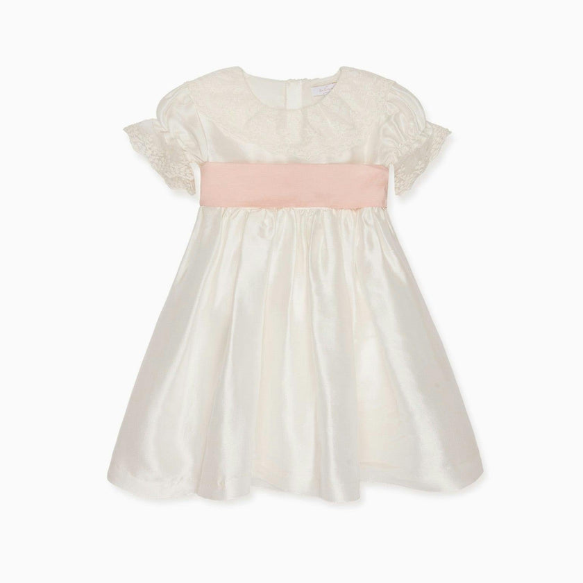 Ivory Tabitha Silk Ceremony Girl Dress