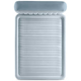 Dura-Beam: Deluxe Ultra Plush Headboard: Queen - Airbed - Blue