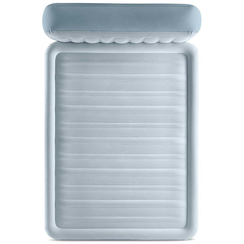 Dura-Beam: Deluxe Ultra Plush Headboard: Queen - Airbed - Blue
