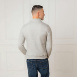 Quilted Half Zip Pullover