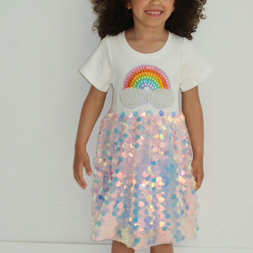 Paillette Rainbow Magic Dress