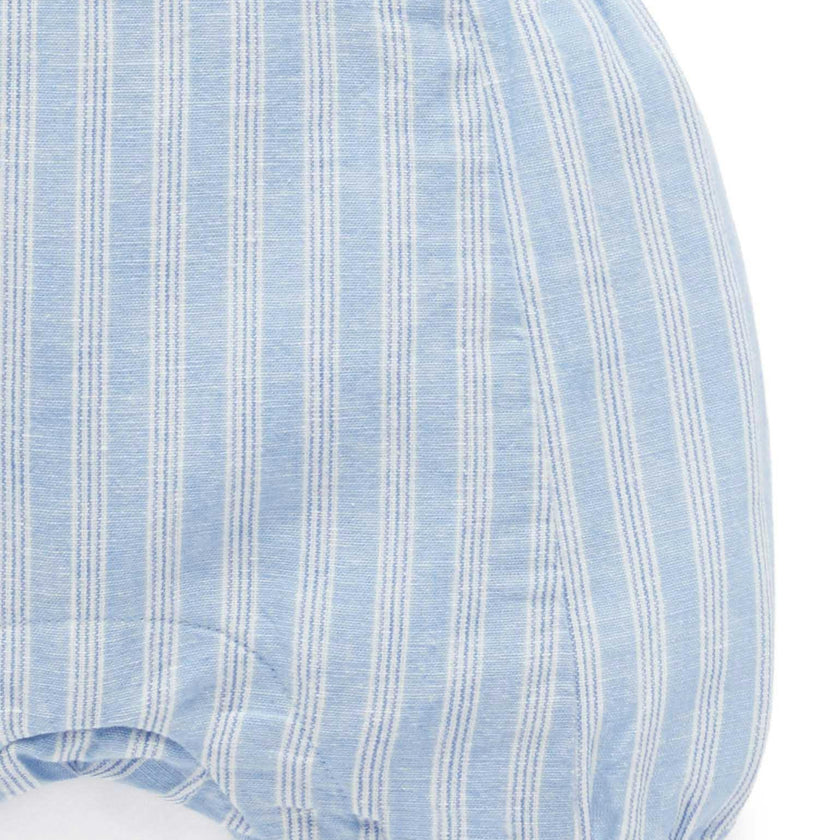 Short Leg Overall Set Laguna Stripe
