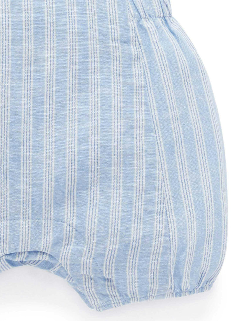 Short Leg Overall Set Laguna Stripe