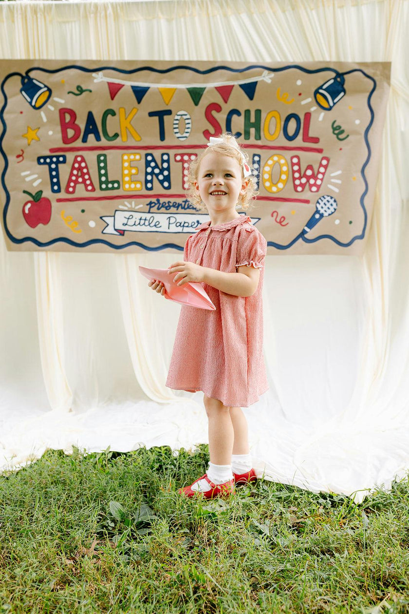 Libby Dress - Red Gingham