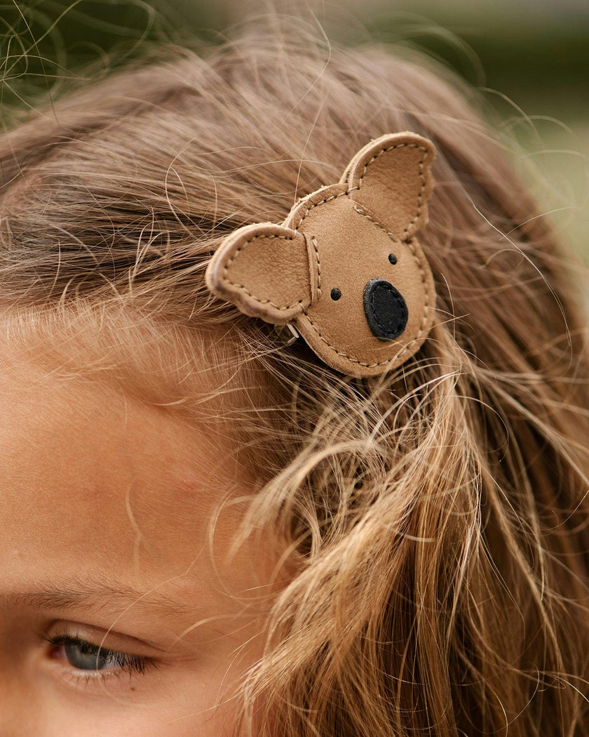 Josy Classic Hairclip | Koala | Truffle Nubuck