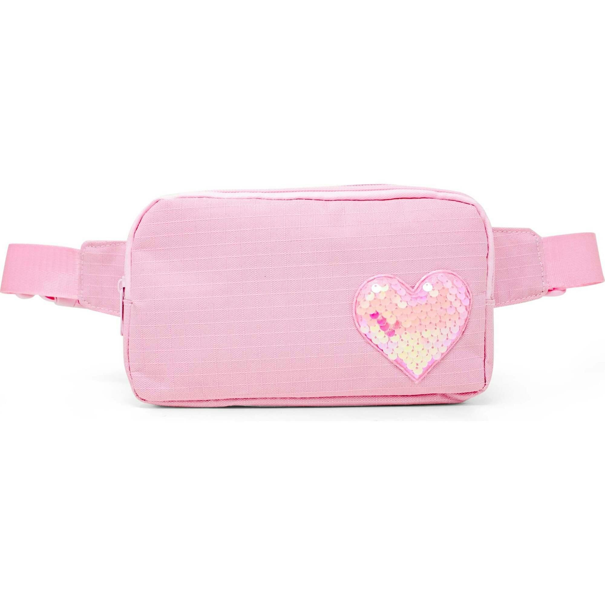 Sequin Heart Belt Bag