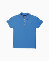 Harry Piqué Polo in Sky Blue