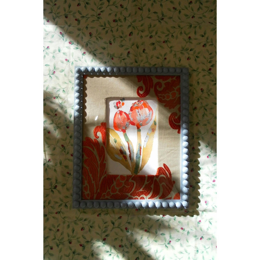 Slow Seeds No. 1 – Original Watercolor & Oil Pastel Painting