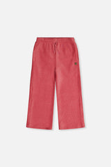 Velour Flare Pants Raspberry Pink