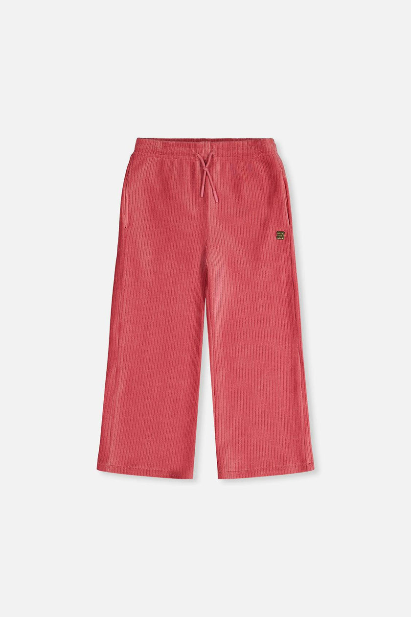 Velour Flare Pants Raspberry Pink