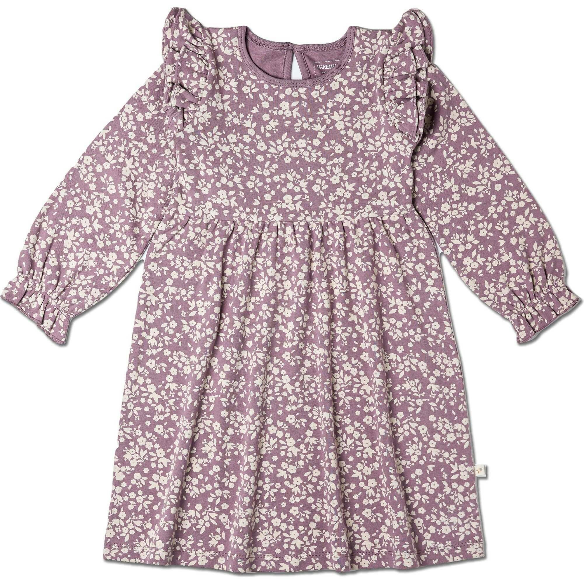Organic Ruffle Sleeve Dress