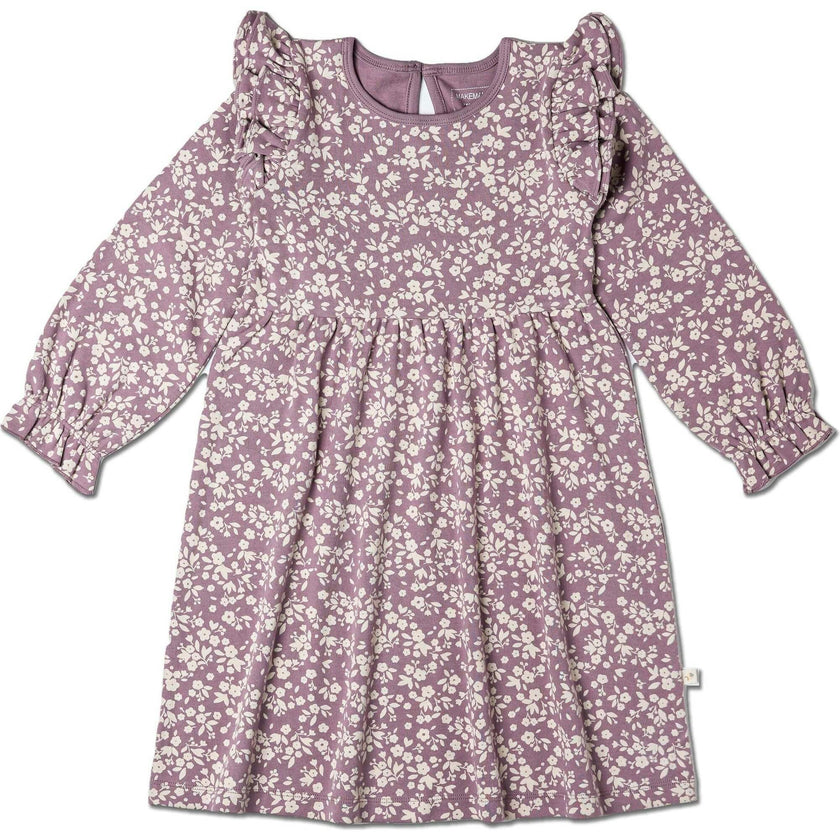 Organic Ruffle Sleeve Dress