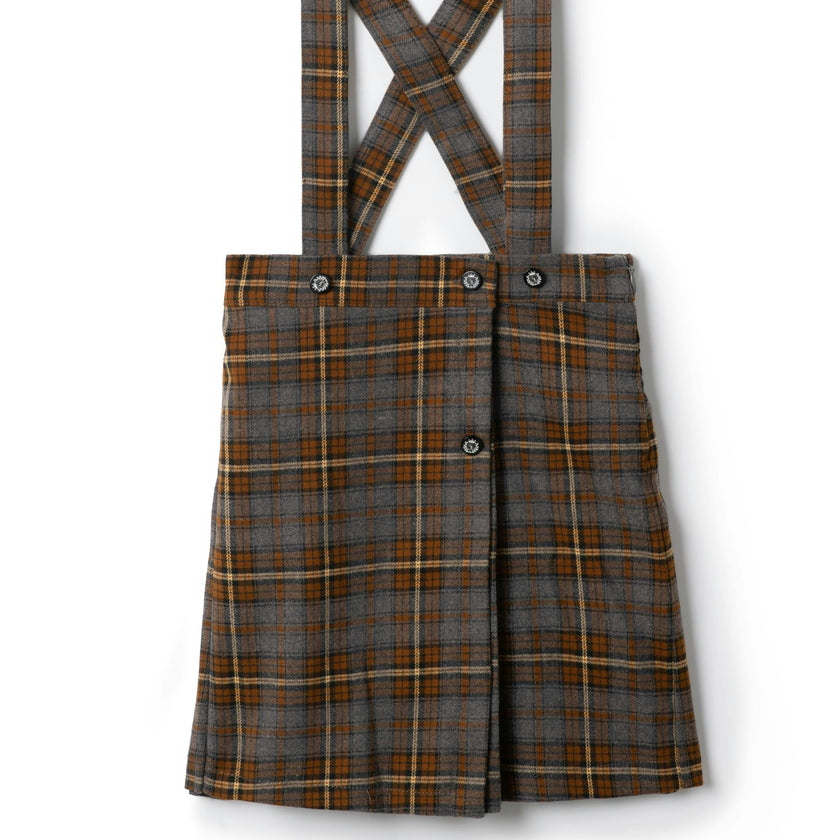 Plaid Skirt Burgundy