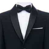 Black Suit with Black Shawl Lapel