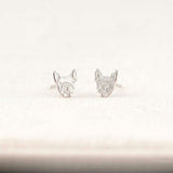 French Bulldog Stud Earrings