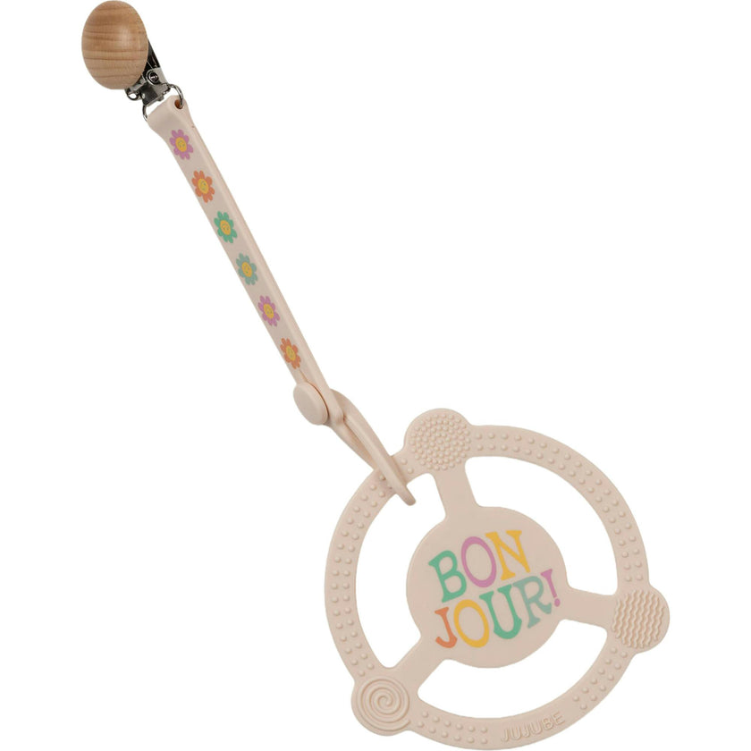Studio Oh! Silicone Teether Ring With Detachable Clip
