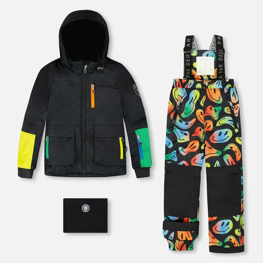 Two-Piece Play Snowsuit Smiley Face