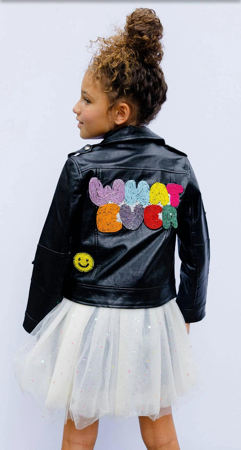 Whatever Beaded Leather