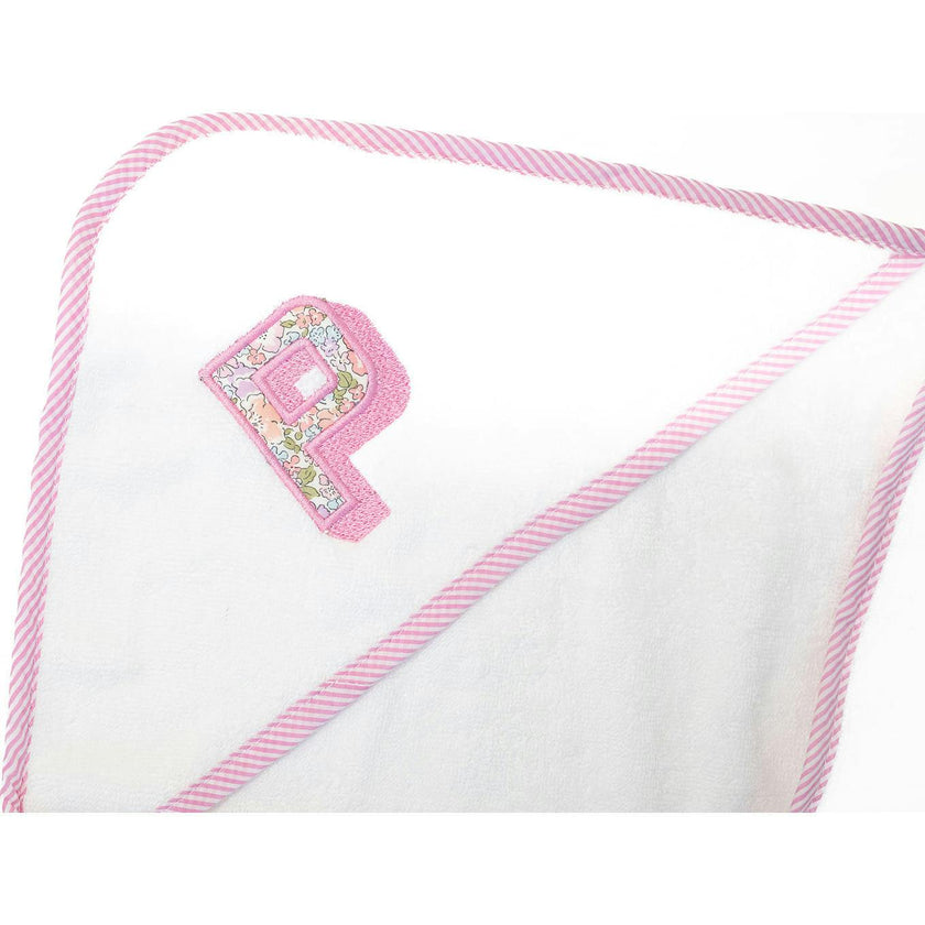Custom Embroidered Floral Hooded Towel