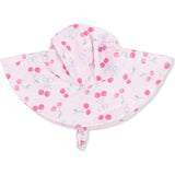 Sweet Bow Cherries - Ruffly Strap Bubble & Sun Hat