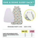 One & Done Sleep Sack - Blue Clouds