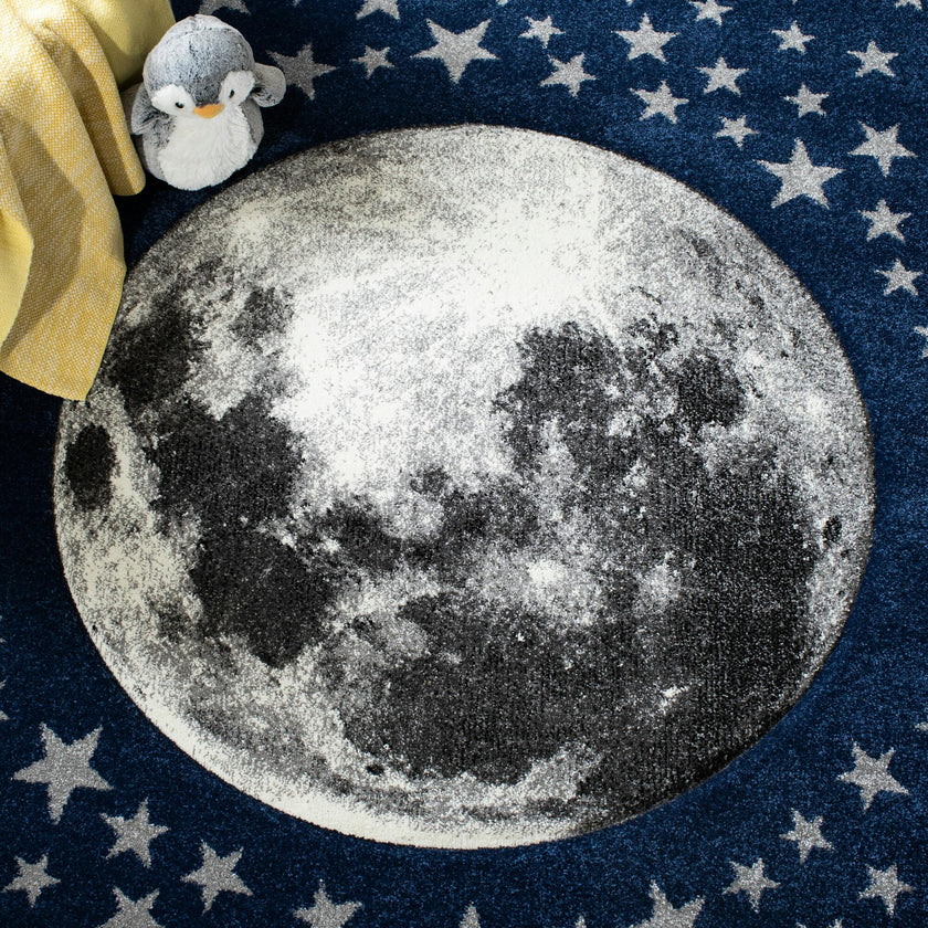 Carousel Kids Buzz Rug, Navy