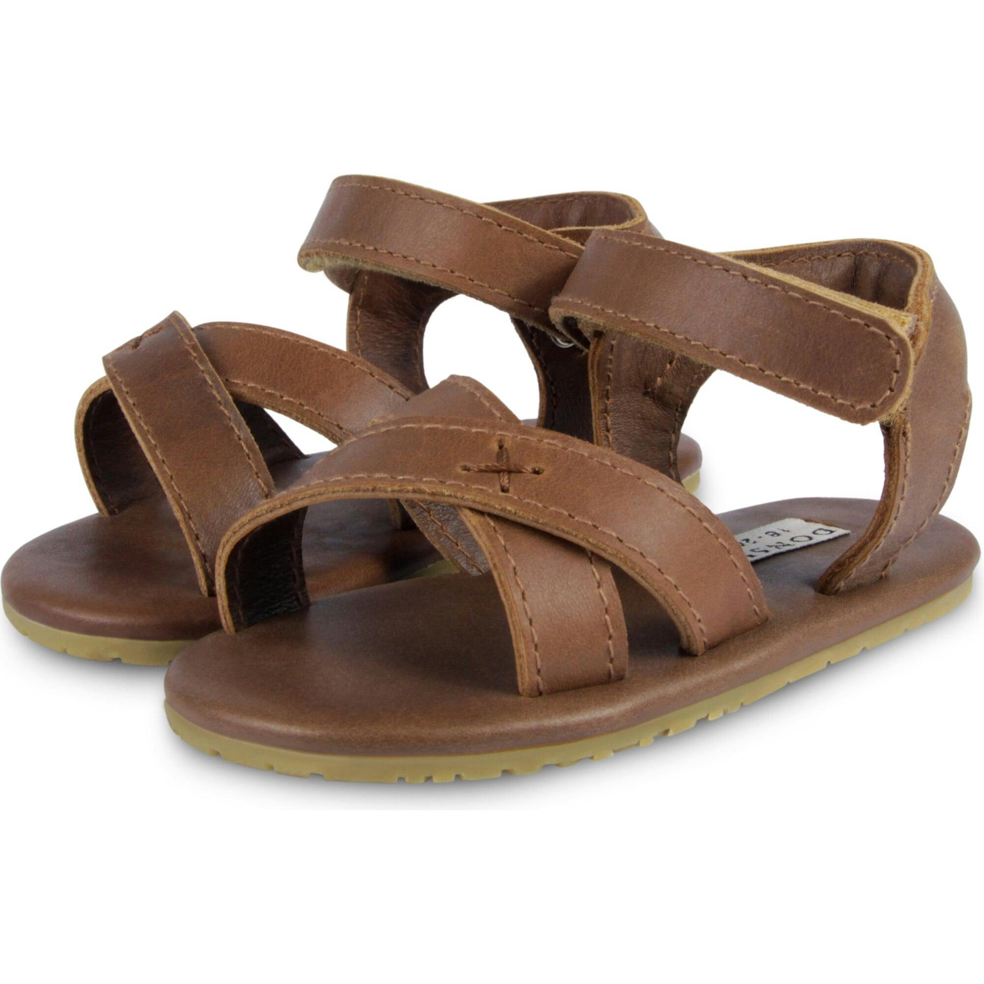 Tobi Cross Strap Classic Leather Sandals
