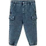 Infant Buttondown Denim Jogger Set