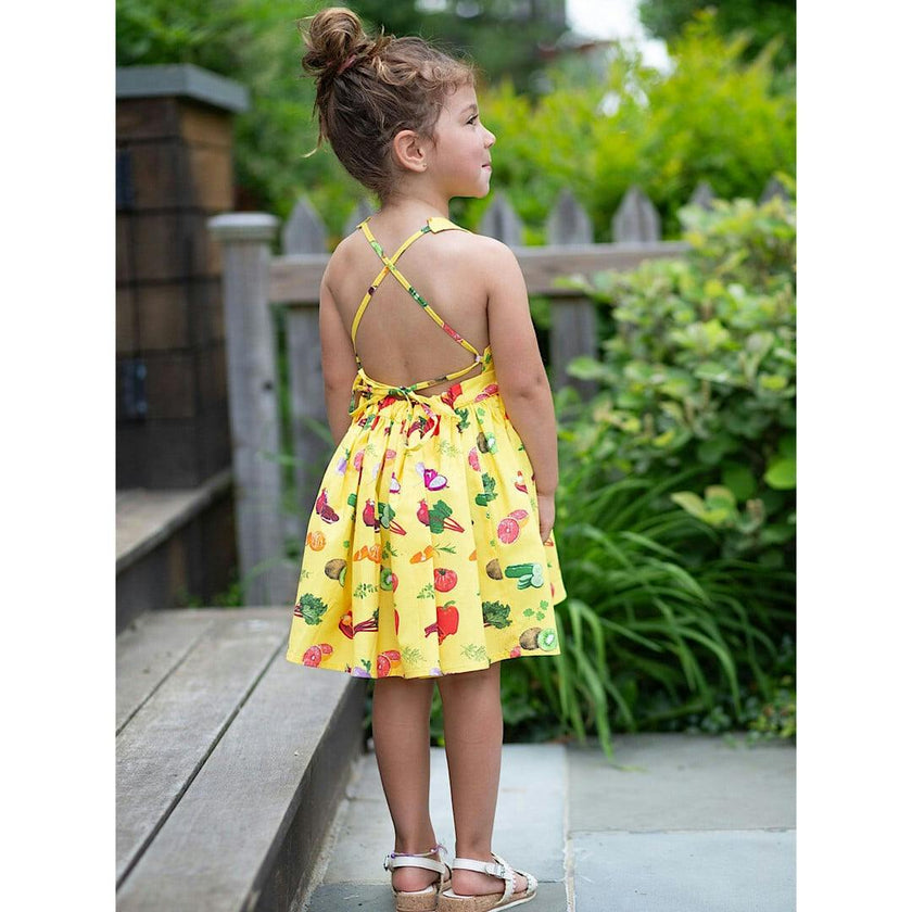 Tie Back Dress in Farmer’s Market