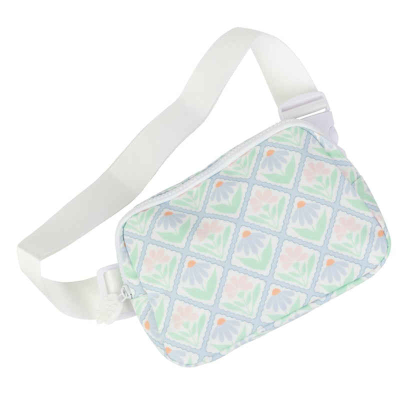 The Crossover Belt Bag in Pastel Floral