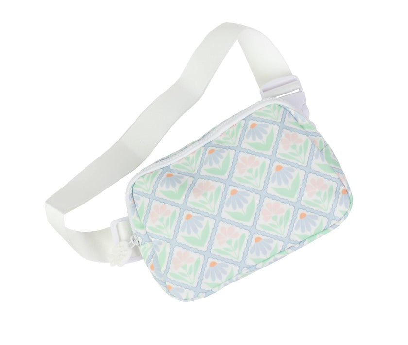 The Crossover Belt Bag in Pastel Floral