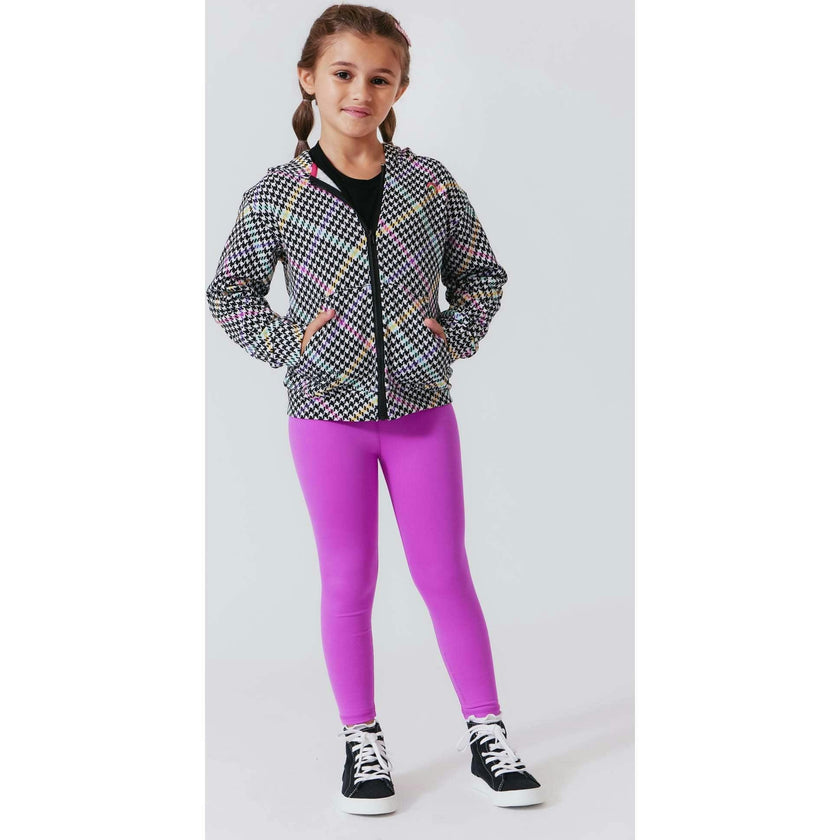 Girls Oversized Drop Shoulder Full-Zip Hoodie