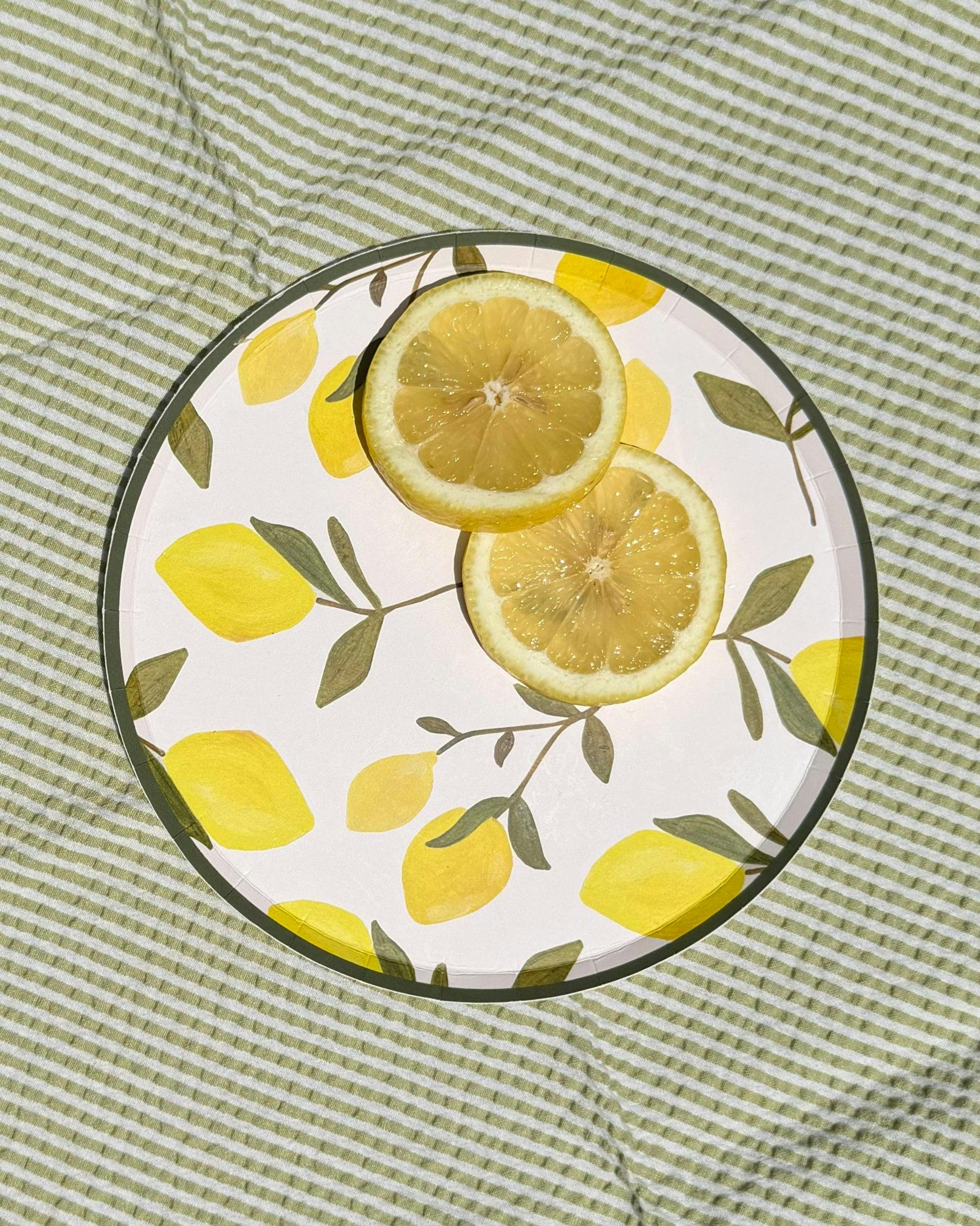 Sorrento Hors d'Oeuvres Plate Set - Limon