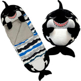 Happy Nappers: Pillow & Sleepy Sack: Medium - Ozzy The Black