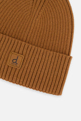 Ribbed Knit Hat Brown Sugar