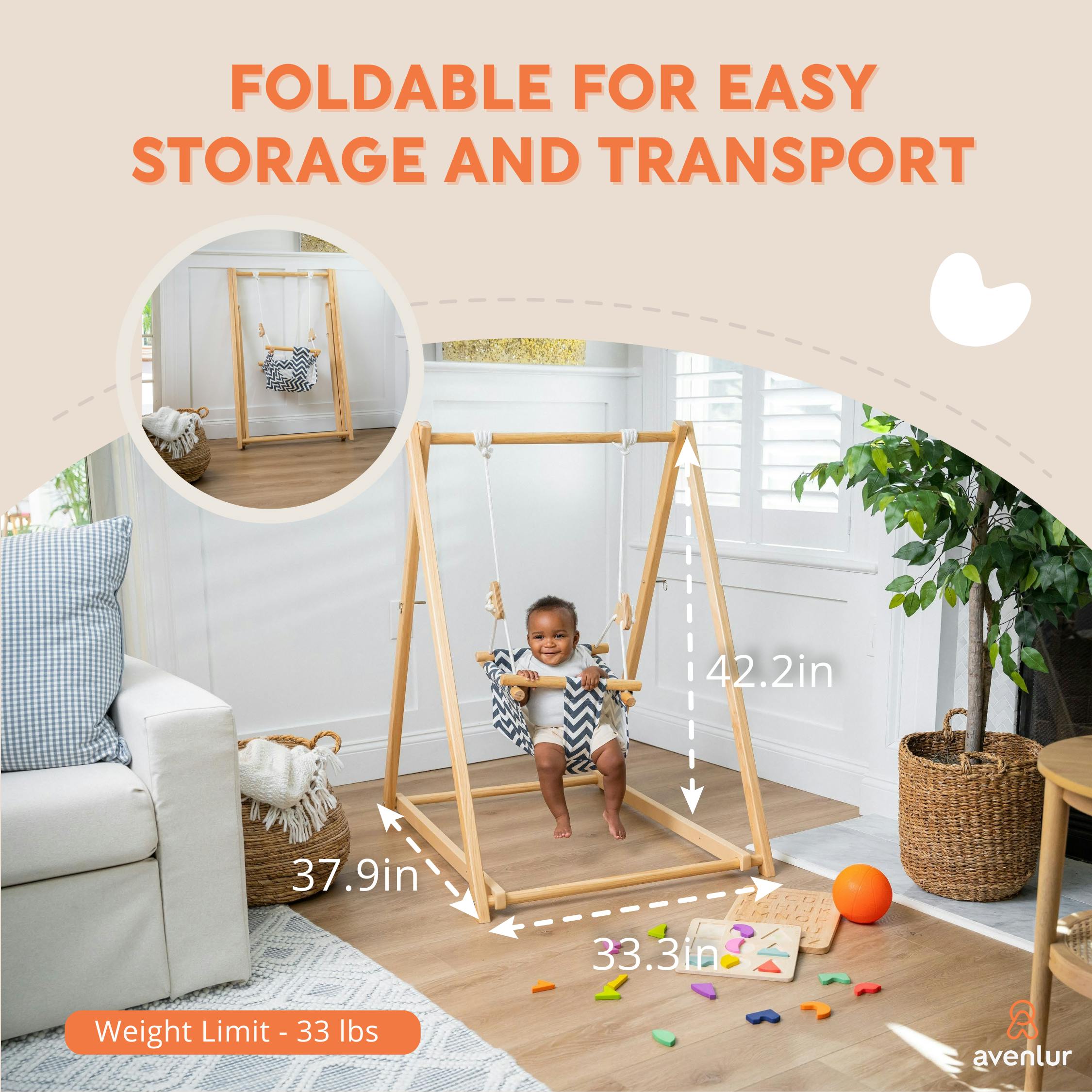 Spruce | Foldable Baby Swing