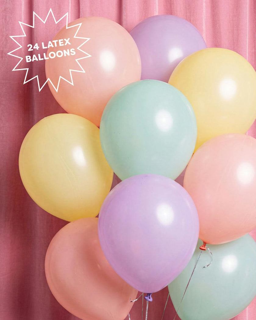 Pastel Balloon Pack - 24 matte balloons