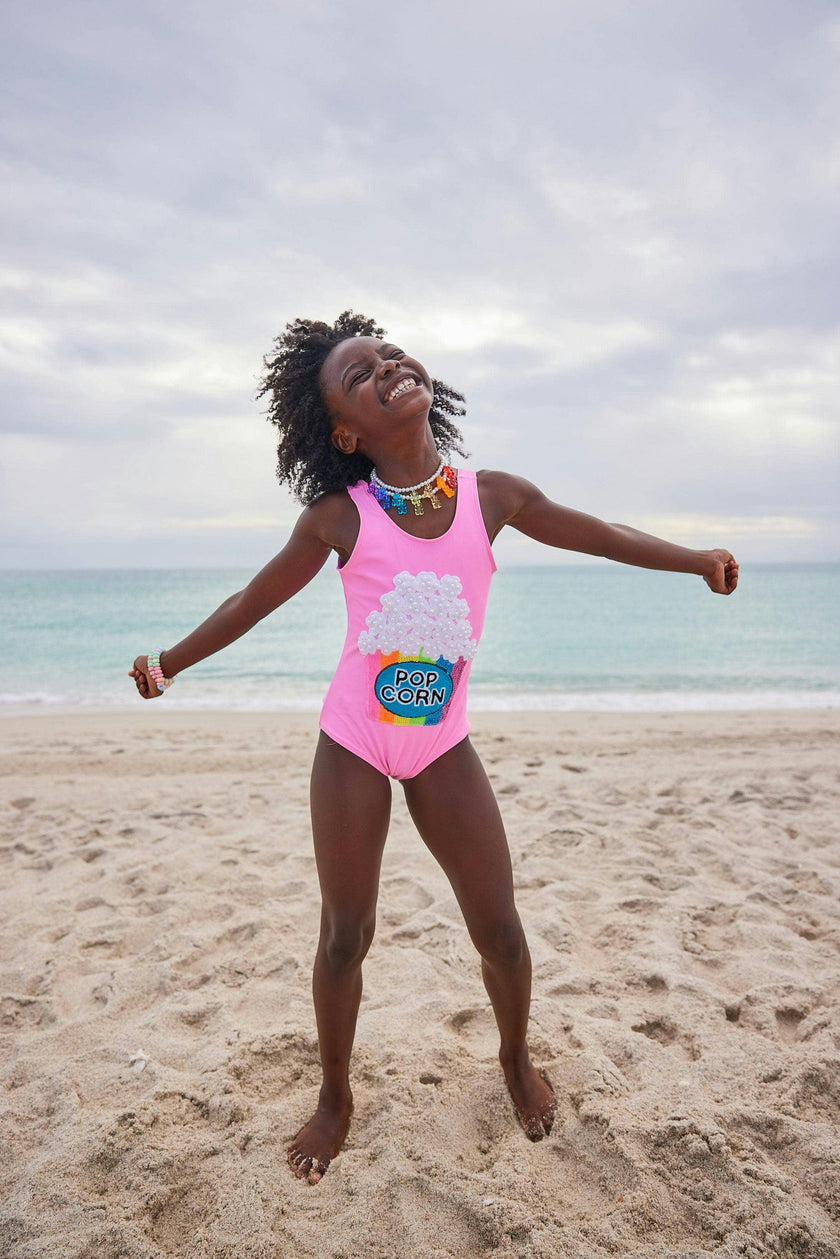 Popcorn and Pearls Swimsuit