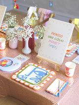 Art Party Dessert Plates