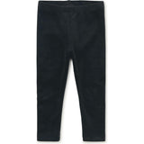 Velour Comfortable Fit Stretch Leggings, Black