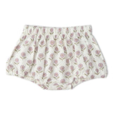 Organic Scalloped Top & Bloomers Set - Lavender