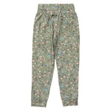 Girls Terry Jogger in Dasha Ditsy in Evergreen