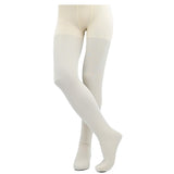 Beige Sparkled Cotton Tights