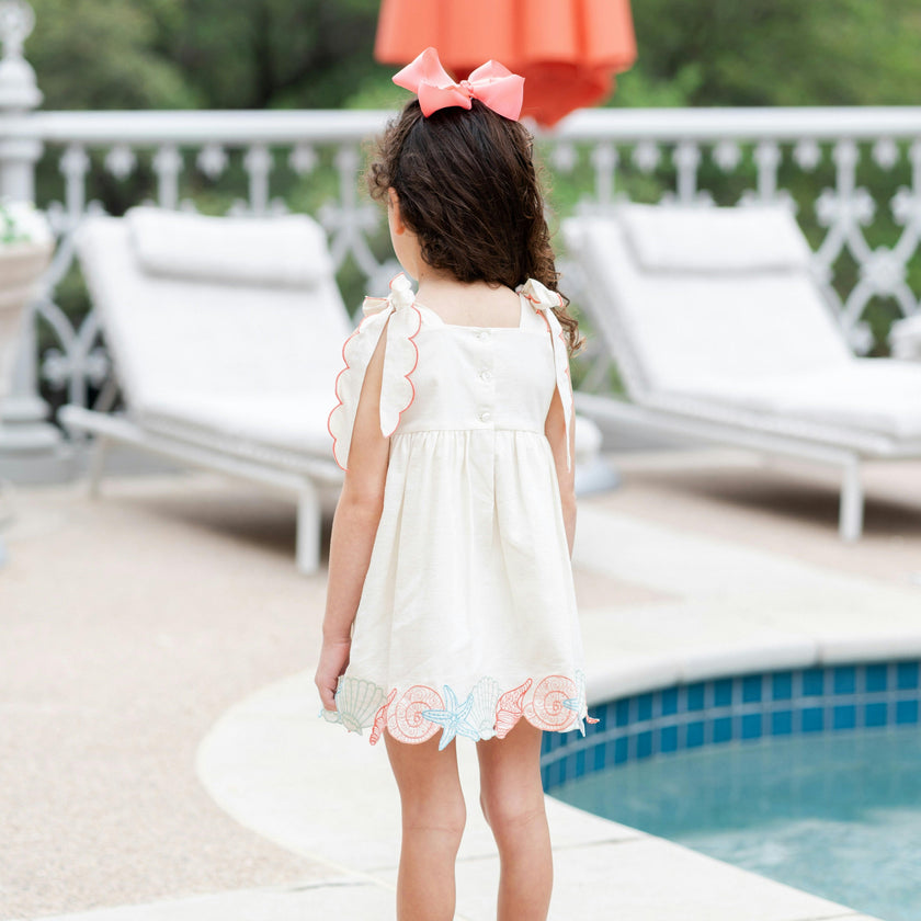Margot Girl Dress - Shells