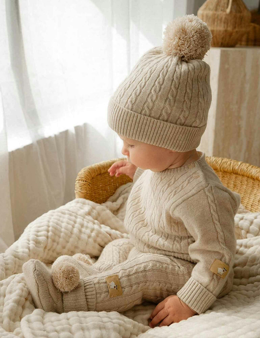 Cashmere Leggings Camel Melange